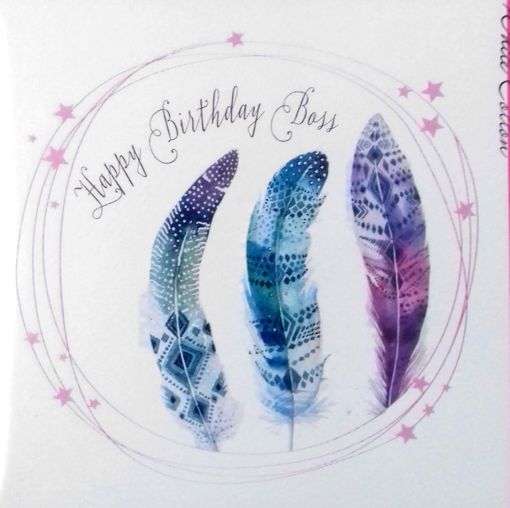 Picture of HAPPY BIRTHDAY BOSS WOMAN CARD